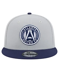 New Era Men's Gray Atlanta United Fc Color Pack Two-Tone 9FIFTY Snapback Hat