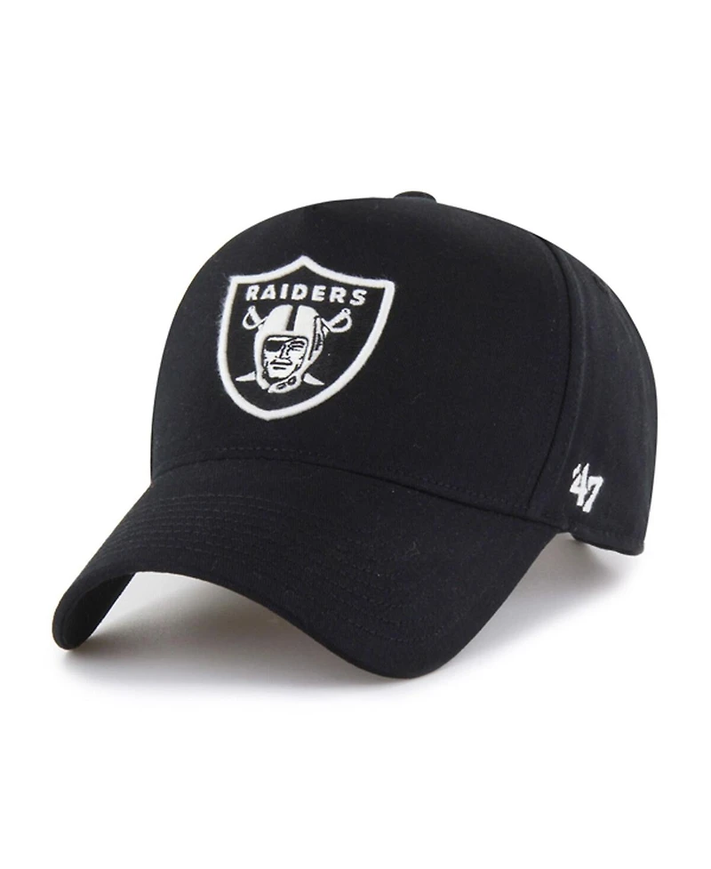 '47 Brand Men's Black Las Vegas Raiders Foundation Offside Adjustable Hat