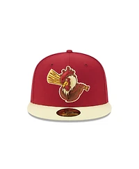 New Era Men's Red Norfolk Tides Theme Nights 59FIFTY Fitted Hat