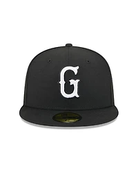 New Era Men's Black Greenville Drive Theme Nights 59FIFTY Fitted Hat