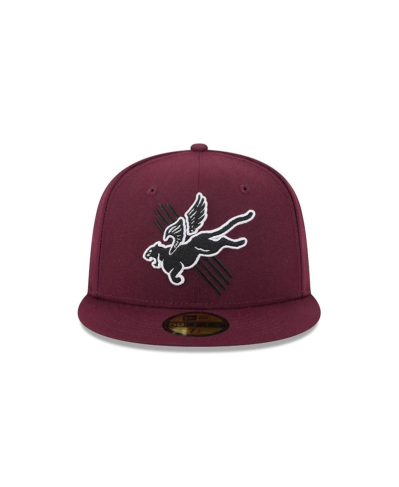 New Era Men's Maroon Fayetteville Woodpeckers Theme Nights 59FIFTY Fitted Hat
