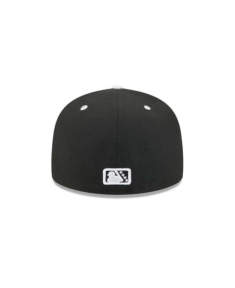 New Era Men's Black Erie SeaWolves Theme Nights 59FIFTY Fitted Hat