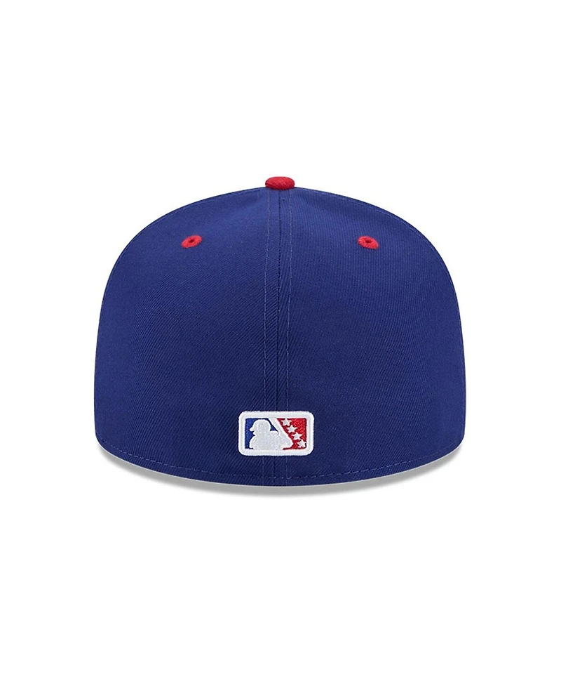 New Era Men's Dark Blue Buffalo Bisons Theme Nights 59FIFTY Fitted Hat