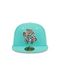 New Era Men's Turquoise Biloxi Shuckers Theme Nights 59FIFTY Fitted Hat