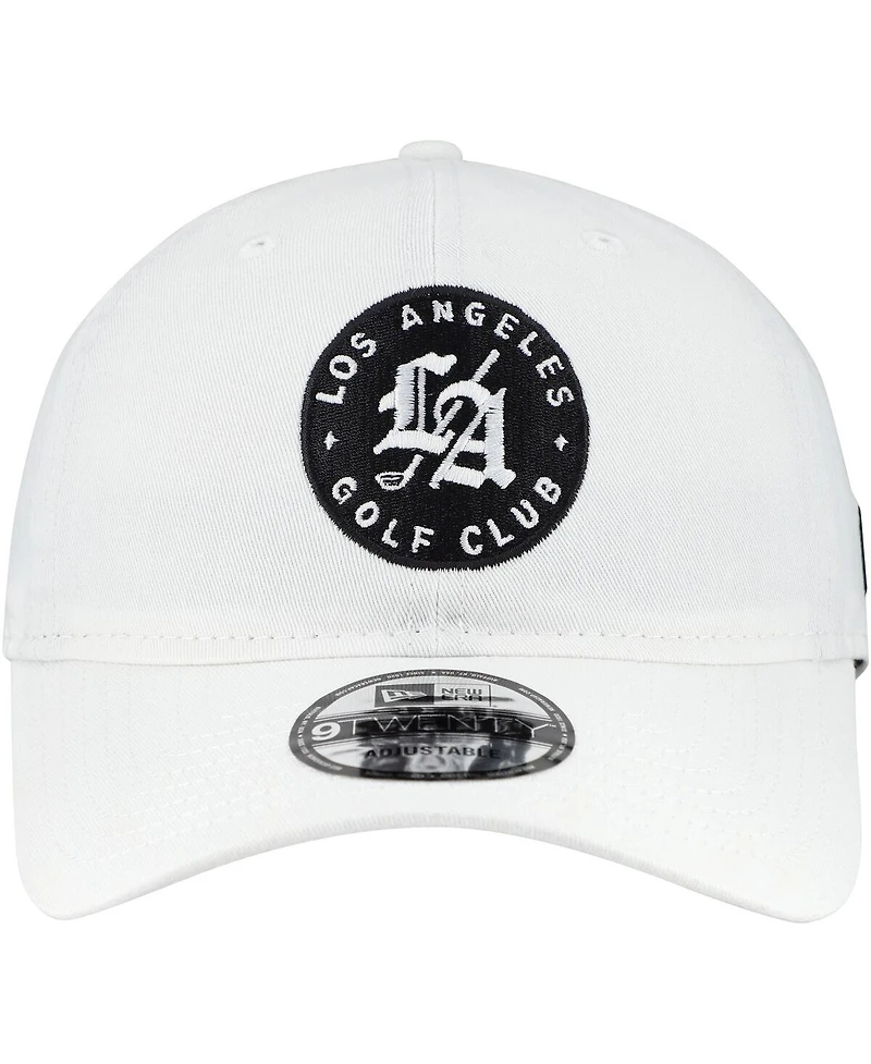 New Era Men's White Los Angeles Golf Club Tgl Team 9TWENTY Adjustable Hat