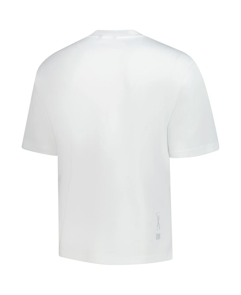 Levelwear Men's and Women's White Usmnt Luxe Signature Knit T-Shirt