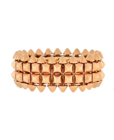 Pre-Owned Cartier Double Row Clash de Cartier Ring 18K Rose Gold
