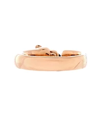 Pre-Owned Cartier 7mm Panthere de Cartier Band Ring 18K Rose Gold with Onyx and Tsavorite