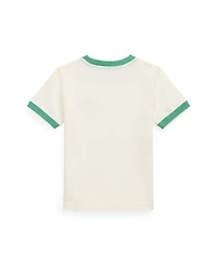 Polo Ralph Lauren Toddler and Little Boys Logo Jersey Ringer T-Shirt