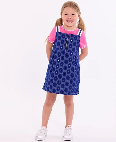 Bonnie Jean Toddler and Little Girls Floral Jumper Dress