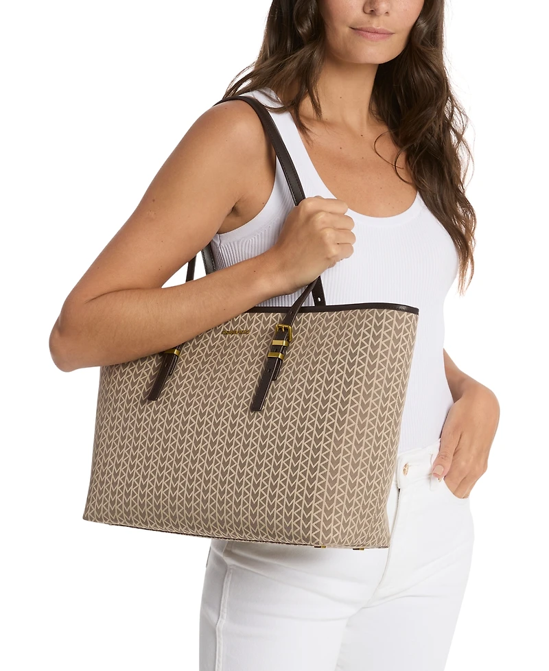 Michael Michael Kors Quinn Large MK2000 Logo Jacquard Tote bag