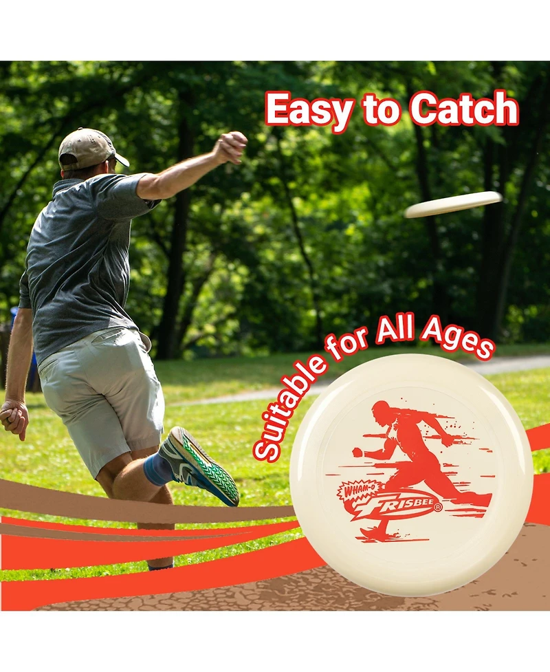 Wham-o Frisbee All Sport Disc 140g, 9.85 Inch, Durable and Non-Slip Grip for Outdoor Team Sports and Family Fun - 2 Pack