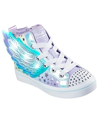 Skechers Little Girls Twinkle Toes Twi-Lites 2.0 - Dreamy Wings Light Up Casual Sneakers from Finish Line