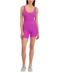 Reebok Women's Ribbed-Knit Scoop-Neck Sleeveless Romper