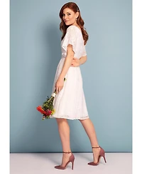 Alie Street London Women's Beth Kimono Dress (Ivory White)