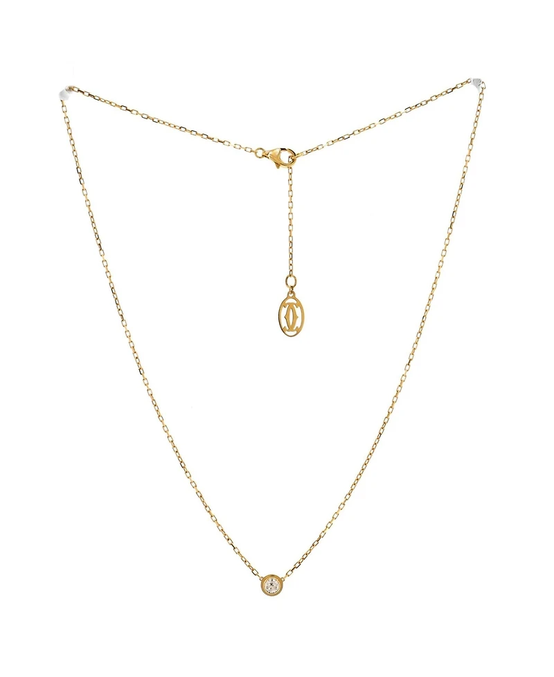 Pre-Owned Cartier Large D'Amour Pendant Necklace 18K Rose Gold with Diamond