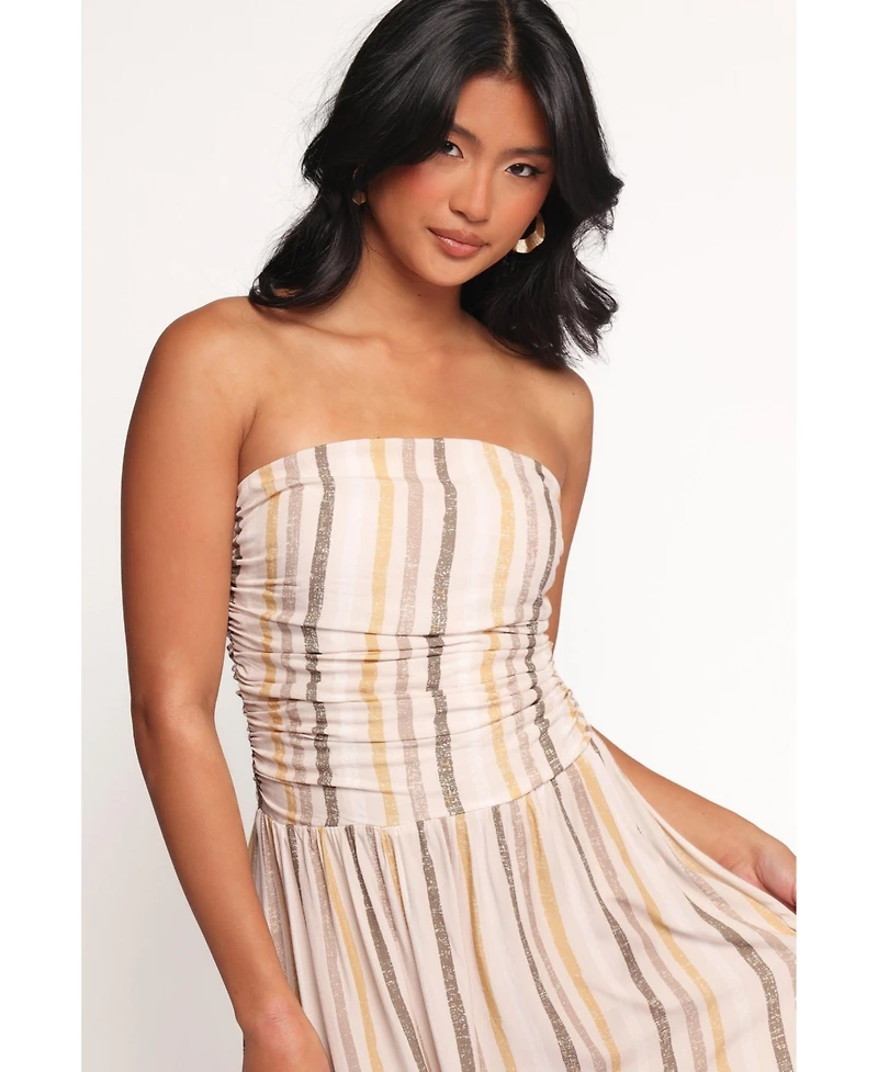 Petal and Pup Women's Jimena Strapless Maxi Dress
