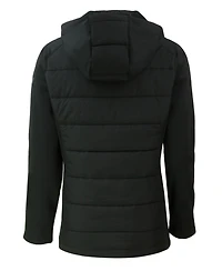 Cutter & Buck Women's Evoke Hybrid Softshell Recycled Full Zip Hooded Jacket