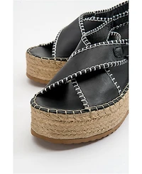 Forever & Always Shoes Bellezza Leather Platform Sandals