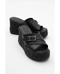 Palmas Leather Platform Sandal (Women)