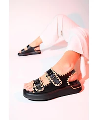 Douro Braided Rope Strap Leather Sandal (Women)