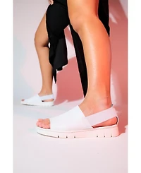 Londoi Elastic Strap Leather Sandal (Women)