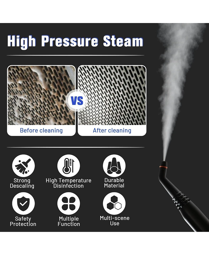 2000W Heavy Duty Multi-purpose Steam Cleaner Mop with Detachable Handheld Unit