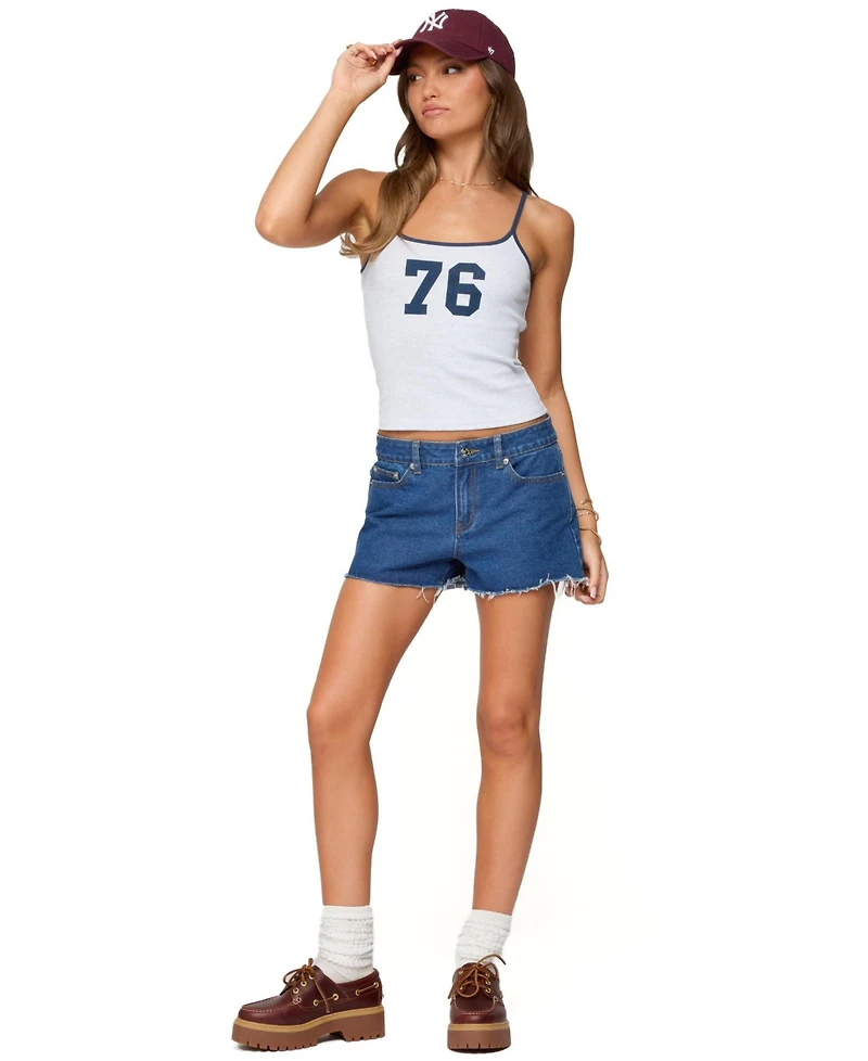 Edikted Women's 76 Contrast Tank Top