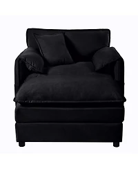 Streamdale Oversized Recliner Chair with Ottoman