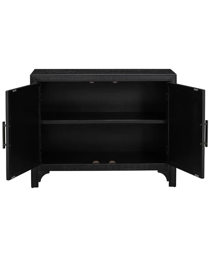 Streamdale 40" Modern Cabinets Unique Doors & Adjustable Shelves