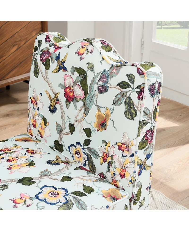 Streamdale Flannel Single Dining Chair with Soft Cushioning, Pillow Cushion
