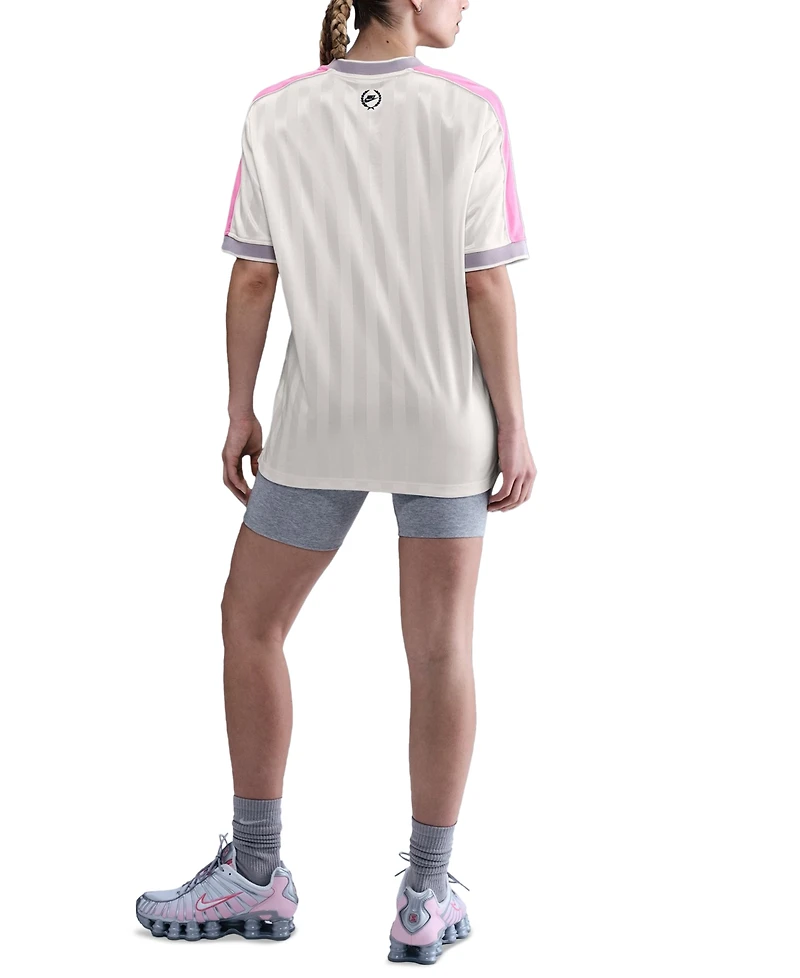 Nike Sportswear Women's Logo V-Neck Short-Sleeve Jersey Top