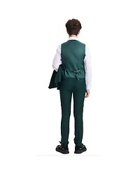 Stacy Adams Little Boys Green 5 Pc Suits