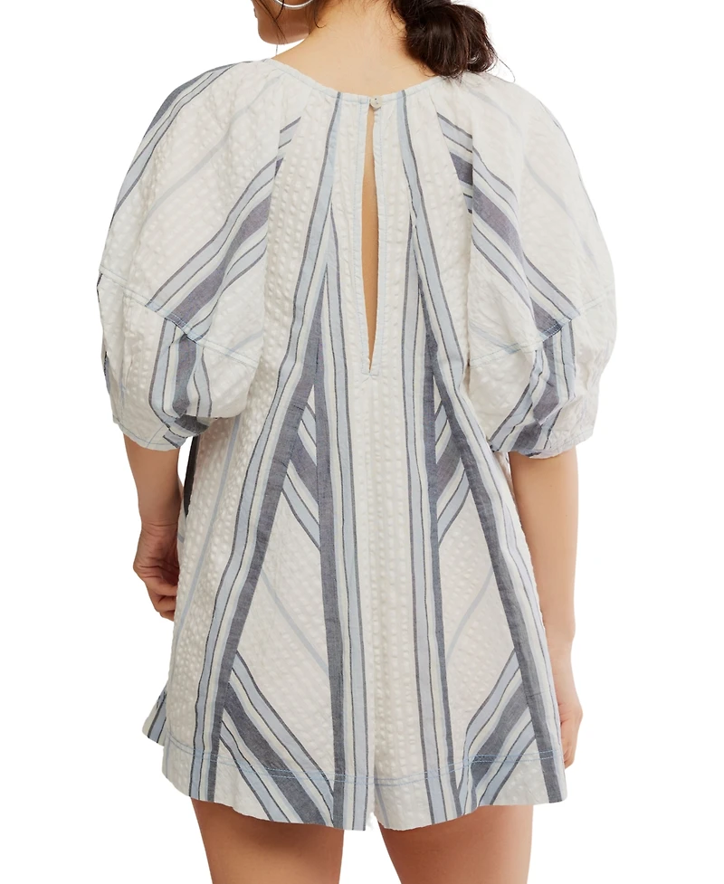 Free People Women's Bop Around Scoop-Neck Romper