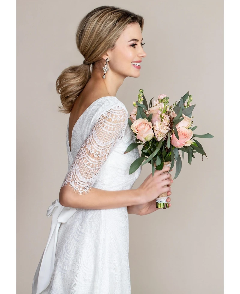 Alie Street London Women's Evie Lace Dress (Ivory)