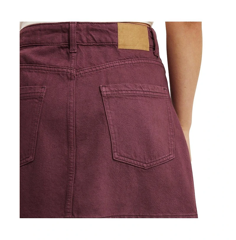 Cotton On Women's Original Denim Mini Skirt