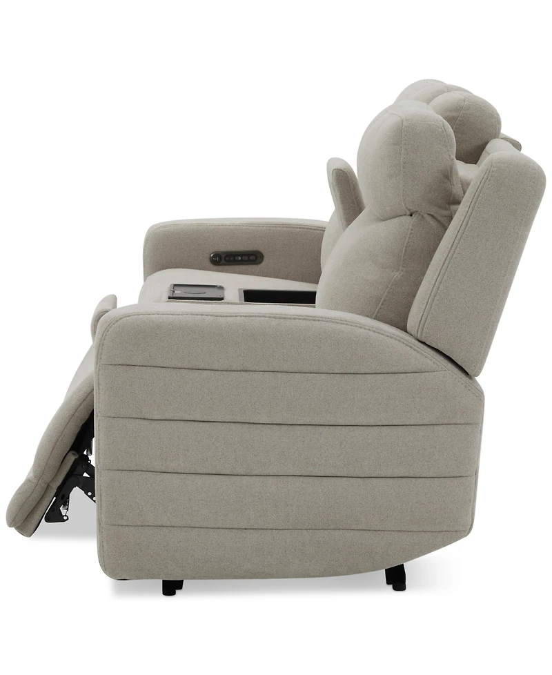 Kristyan3-Pc. Fabric Sofa with 2 Power Motion Chairs and Console, Exclusively at Macy's