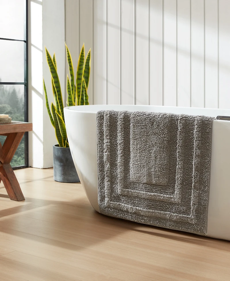 Eddie Bauer Logan Cotton Tufted Bath Rug, 24" x 40"