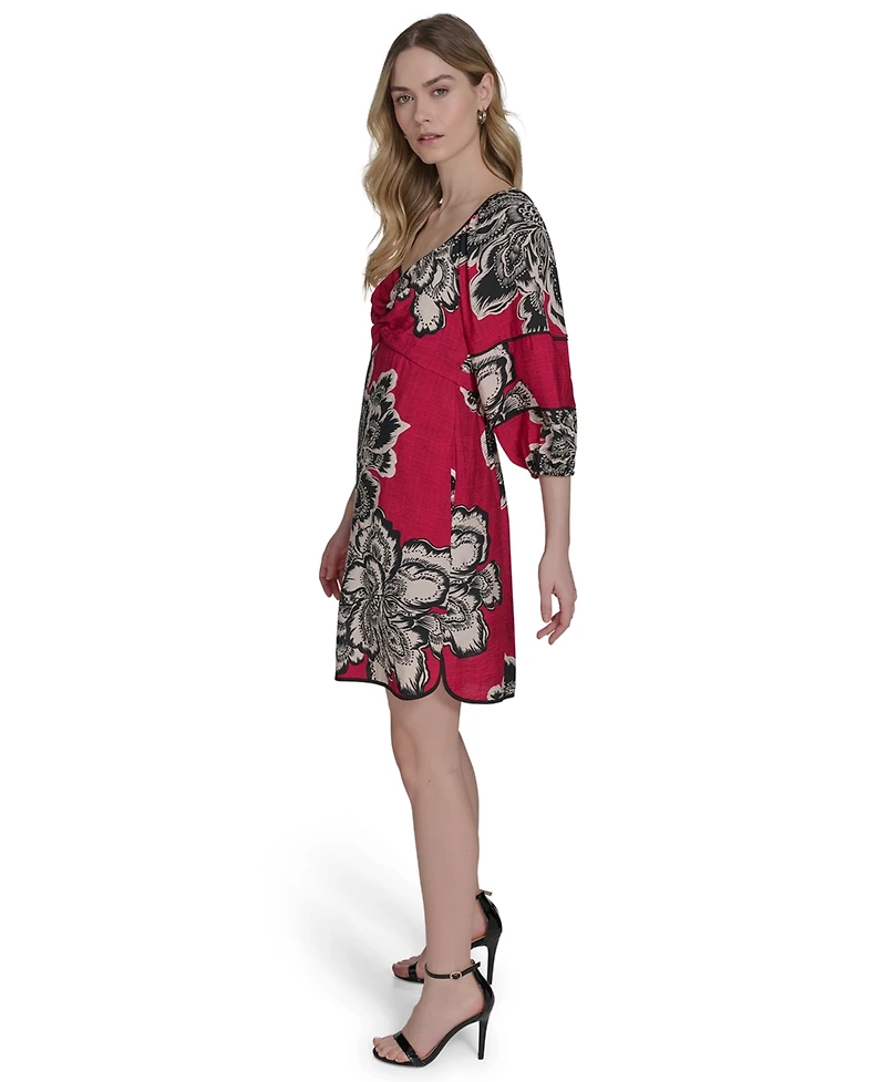 Vince Camuto Women's Printed Fit & Flare Dress