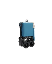 Collapsible Beach Wagon with Big Wheels - Blue