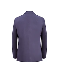 Elie Balleh Boys Purple Slim Fit Classic Blazer