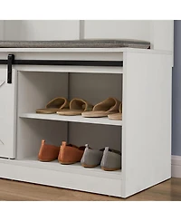 Hall Tree with Storage Bench & Shelf