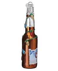 Old World Christmas 4.5" Adult Beverages Holiday Coors Light Beer Bottle Ornament