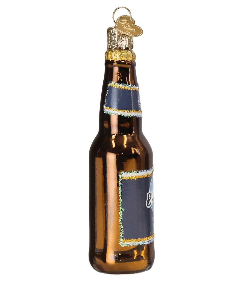 Old World Christmas 4.5" Adult Beverages Blue Moon Beer Bottle Ornament