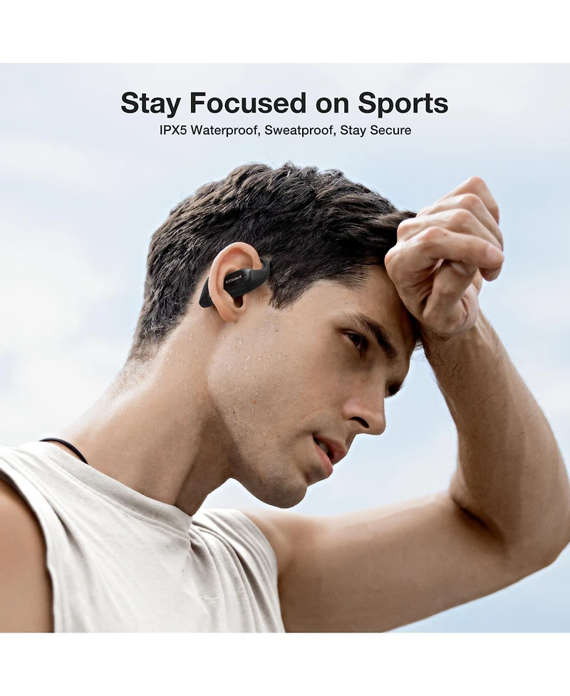 BlitzRock Br-CT3 True Wireless Open-Ear Bluetooth Earbuds