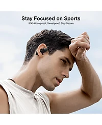 BlitzRock Br-CT3 True Wireless Open-Ear Bluetooth Earbuds