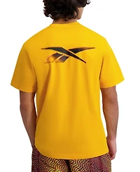 Reebok Men's Athlete Hype Logo Graphic Cotton T-Shirt