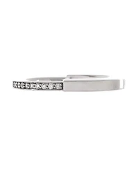 Pre-Owned Tiffany & Co. Lock Ring 18K White Gold with Diamonds