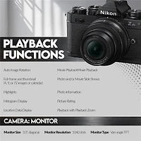 Nikon Z fc Dx-Format Mirrorless Camera with Nikkor Z Dx 16-50mm f/3.5-6.3 Vr Lens, Black with Candisk Pro 64GB, Alpine 120, Pro Optic Filter Kit,ProOp