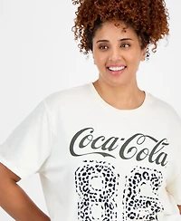 Love Tribe Trendy Plus Coca Cola-Graphic T-Shirt